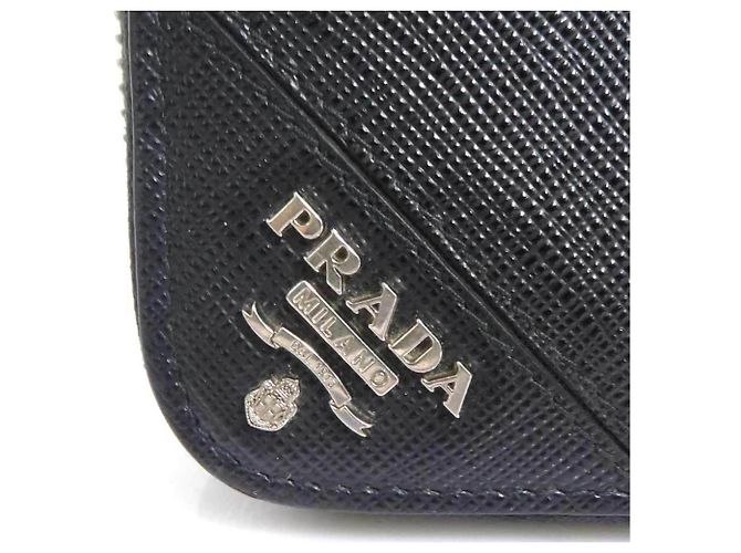 Cartera larga Prada de piel negra Negro - vista 10