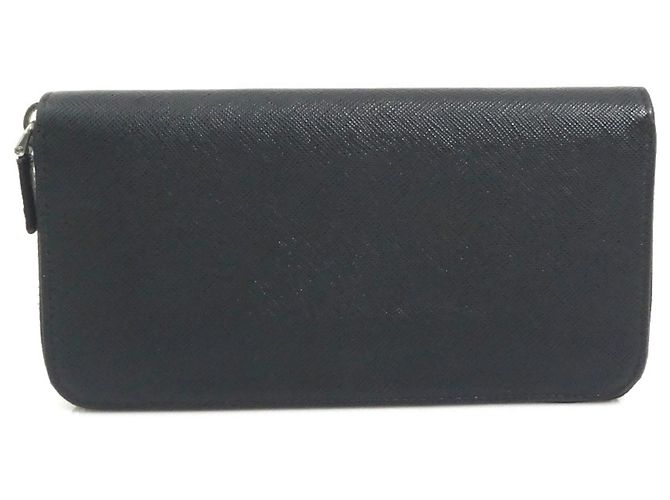 Cartera larga Prada de piel negra Negro - vista 2
