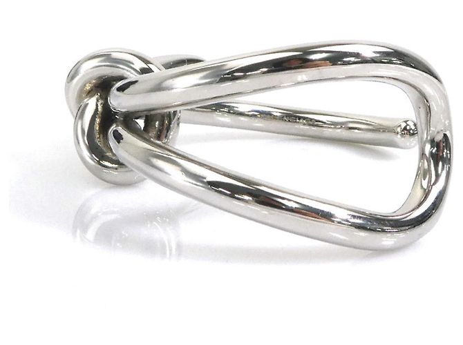 Bracciale Rigido in Metallo Argentato Balenciaga Argento - vista 4