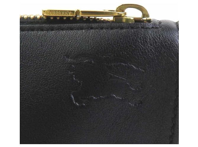 Borsa a tracolla Burberry in pelle nera - vista 11