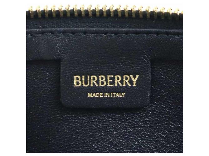 Borsa a tracolla Burberry in pelle nera - vista 12