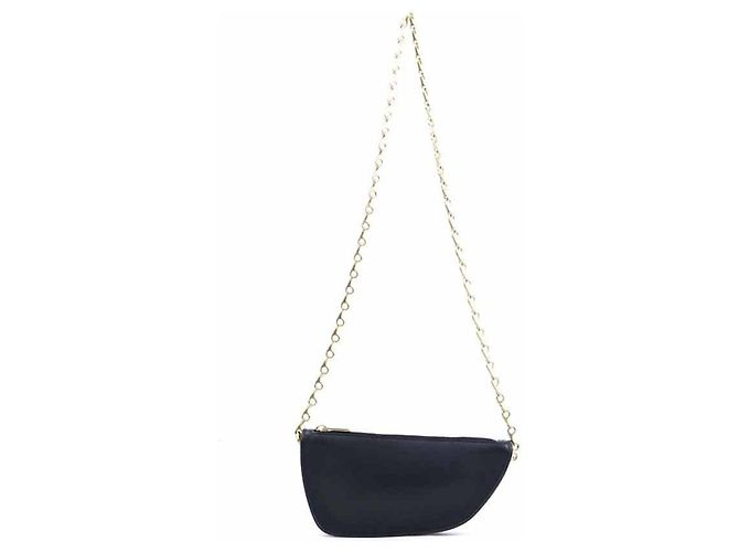 Borsa a tracolla Burberry in pelle nera - vista 14