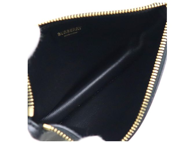 Borsa a tracolla Burberry in pelle nera - vista 5