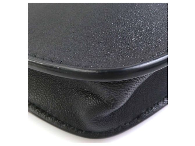 Borsa a tracolla Burberry in pelle nera - vista 6