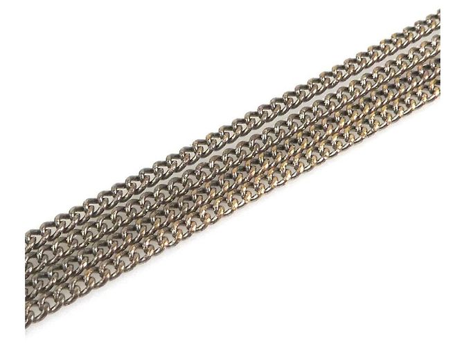 Chanel Coco Mark Halskette Silber Aus weiß - Ansicht 7