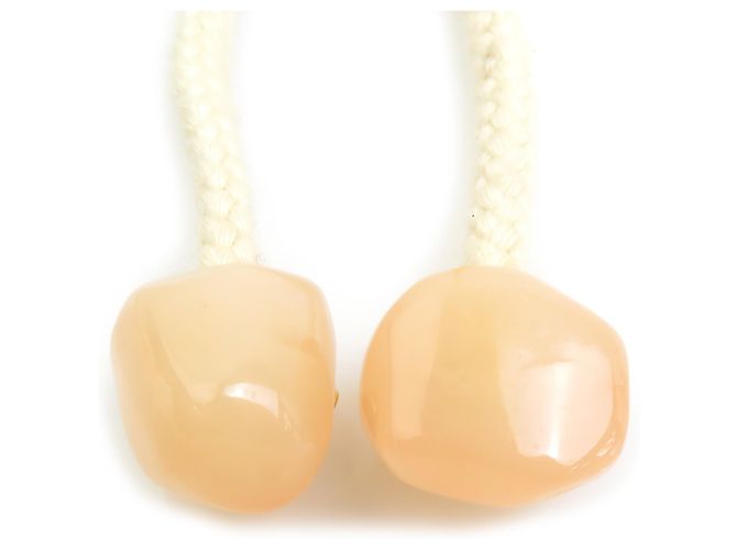 Collana Chanel Coco Mark Rosa Beige - vista 6