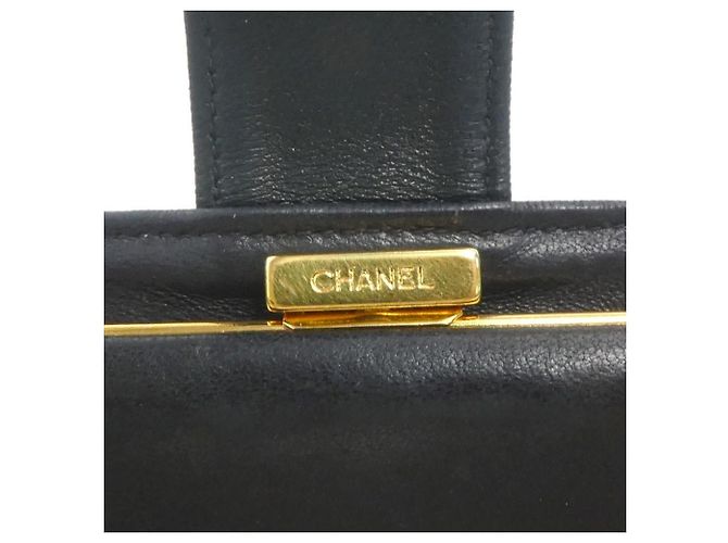 Chanel Black Bi-fold Long Wallet - view 11