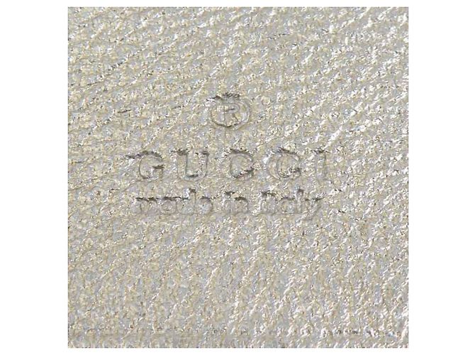 Marmont Cartera Gucci Bi-Fold en piel grabada dorada Dorado - vista 7