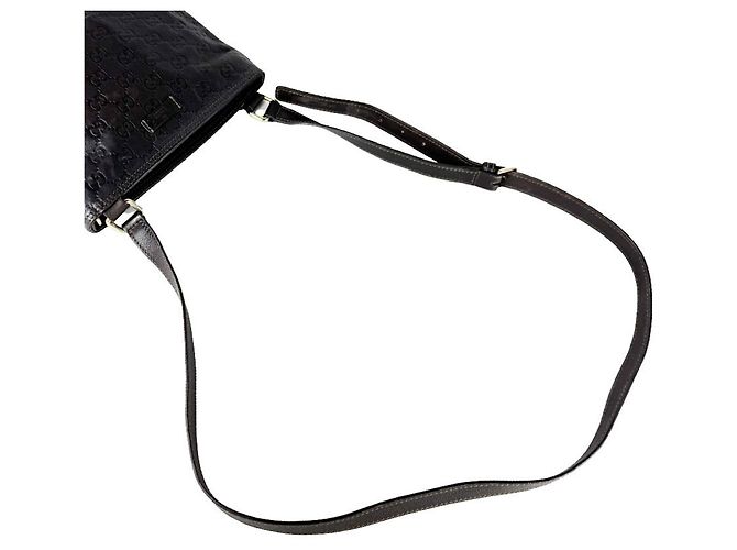 Gucci Schultertasche aus braunem Leder - Ansicht 10