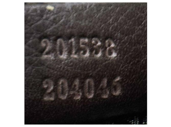 Gucci Schultertasche aus braunem Leder - Ansicht 12