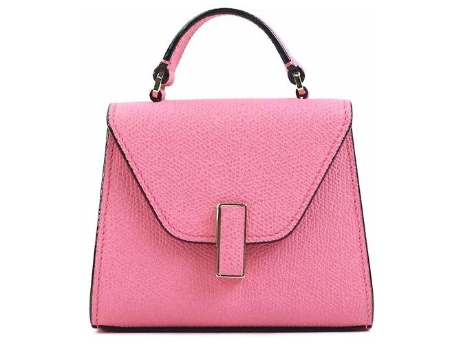 Valextra Iside Gürteltasche aus rosa Leder Pink - Ansicht 2