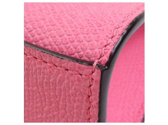 Valextra Iside Gürteltasche aus rosa Leder Pink - Ansicht 8