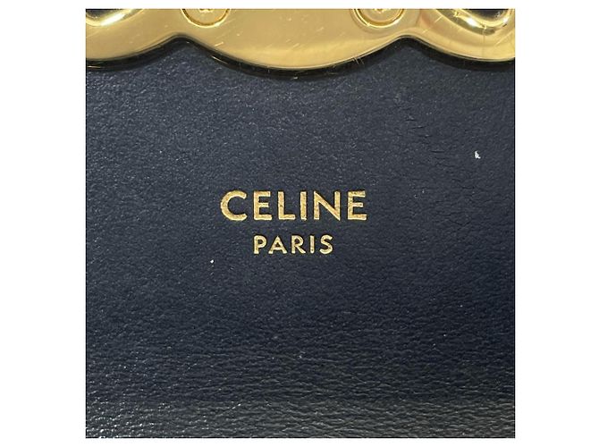 Céline Celine Mini Claude Triomphe Shoulder Bag Black - view 10