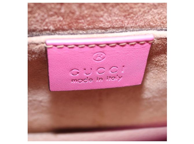 Gucci Sylvie Chain Leather Mini Pink - Ansicht 6