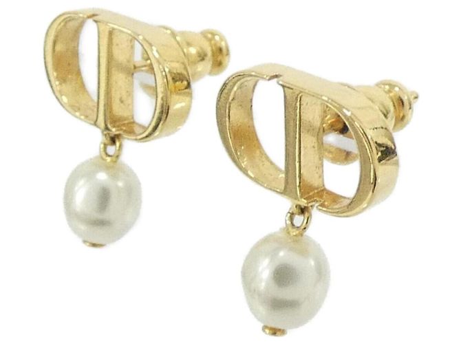 Orecchini Christian Dior Petite CD E1520PTCRS Bianco D'oro - vista 2