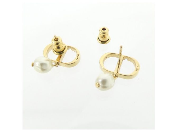 Orecchini Christian Dior Petite CD E1520PTCRS Bianco D'oro - vista 3