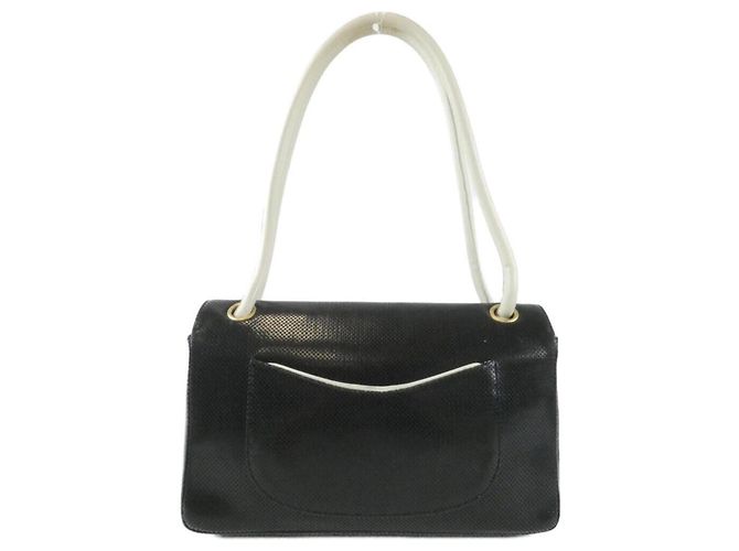 Chanel 16533 Schultertasche Schwarz Beige - Ansicht 2