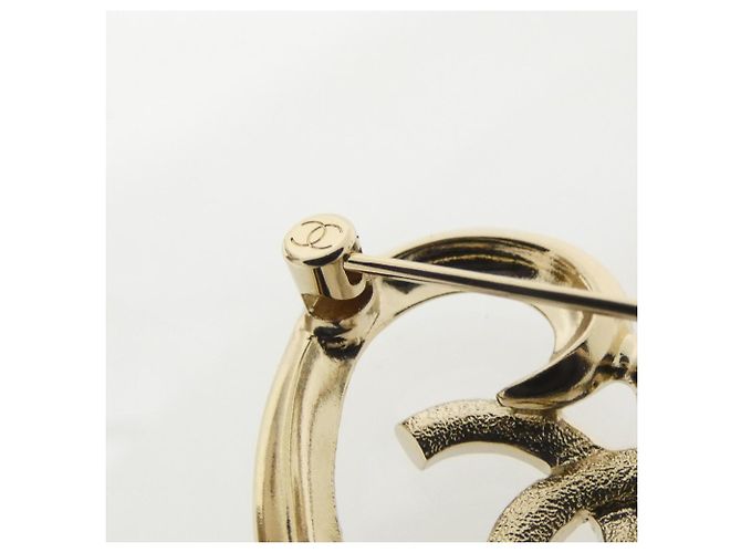 Broche Chanel ABA093 Dorée et Transparente - vue 3