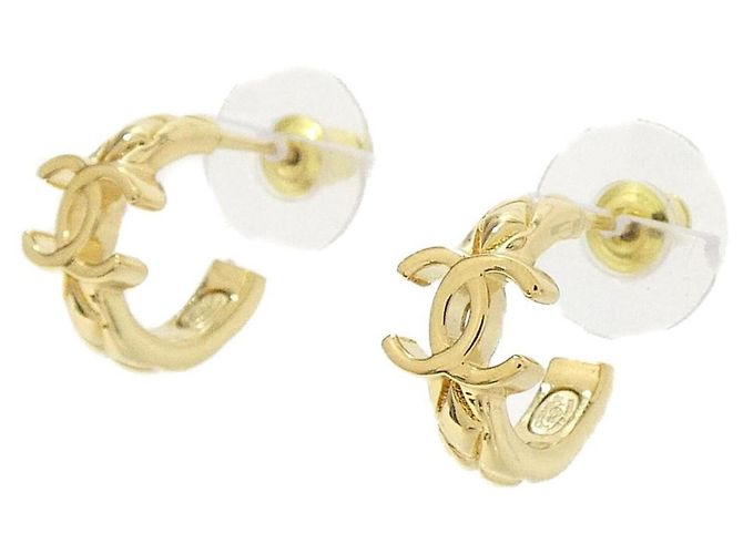 Pendientes de botón Chanel Gold ABH190 Dorado - vista 2