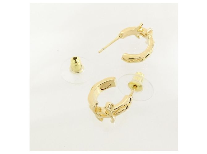 Pendientes de botón Chanel Gold ABH190 Dorado - vista 3