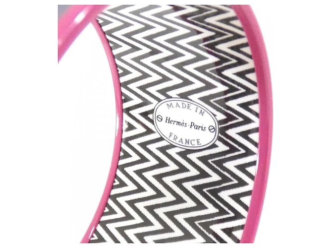 Hermès Brazalete Hermes blanco y negro - vista 4