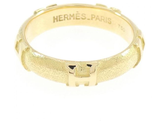 Ring Anillo Hermès Fidelité en oro amarillo Dorado - vista 2