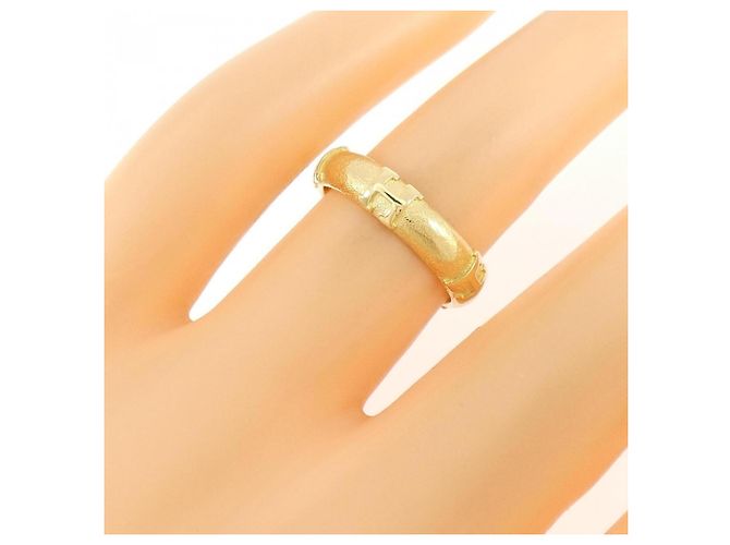 Ring Anillo Hermès Fidelité en oro amarillo Dorado - vista 4