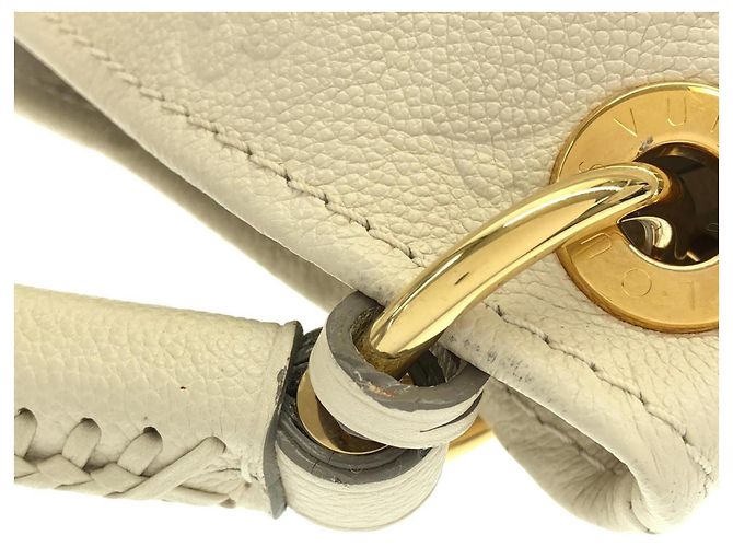 Louis Vuitton Monogram Empreinte Artsy MM Schultertasche Weiß - Ansicht 5