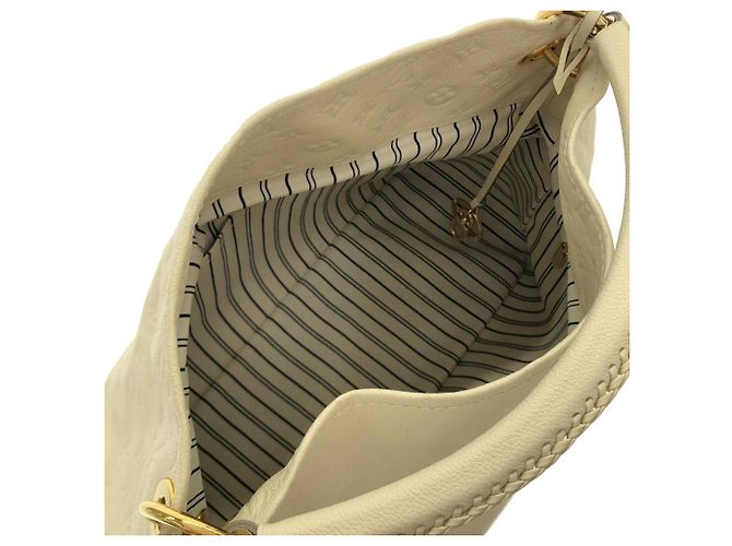 Louis Vuitton Monogram Empreinte Artsy MM Schultertasche Weiß - Ansicht 7