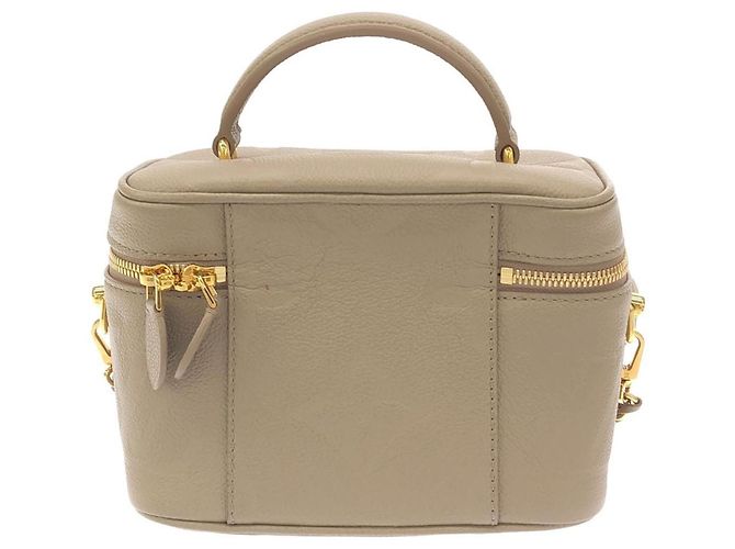 Sac à main Louis Vuitton Monogram Empreinte Vanity PM Gris - vue 2