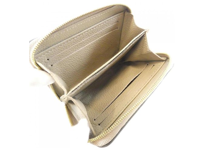 Louis Vuitton Monogram Empreinte Zippy Coin Purse Grigio - vista 5
