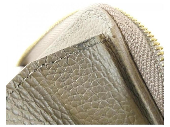 Louis Vuitton Monogram Empreinte Zippy Coin Purse Grigio - vista 6