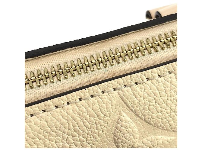 Louis Vuitton Monogram Empreinte Speedy Bandoulière Tasche Beige - Ansicht 4