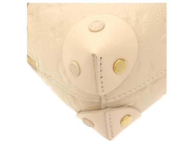 Louis Vuitton Monogram Empreinte Petite Malle Souple Schultertasche Beige - Ansicht 3