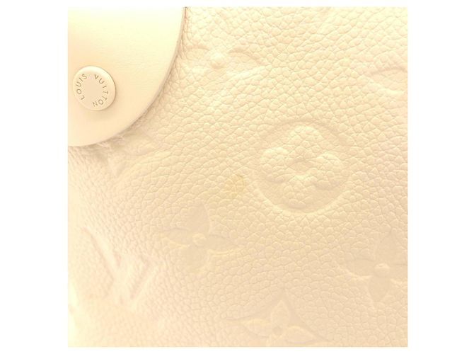 Louis Vuitton Monogram Empreinte Petite Malle Souple Schultertasche Beige - Ansicht 4