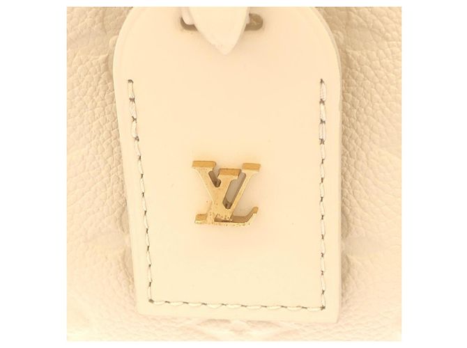 Louis Vuitton Monogram Empreinte Petite Malle Souple Schultertasche Beige - Ansicht 5
