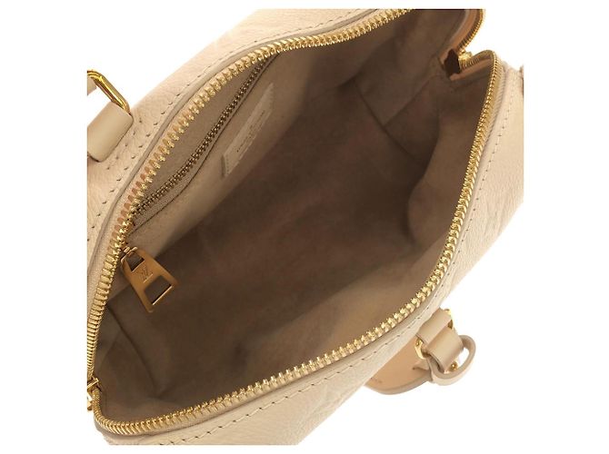 Louis Vuitton Monogram Empreinte Petite Malle Souple Schultertasche Beige - Ansicht 8