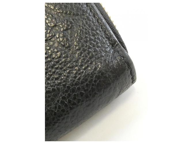 Louis Vuitton Monogram Empreinte Zippy Wallet Black - view 4