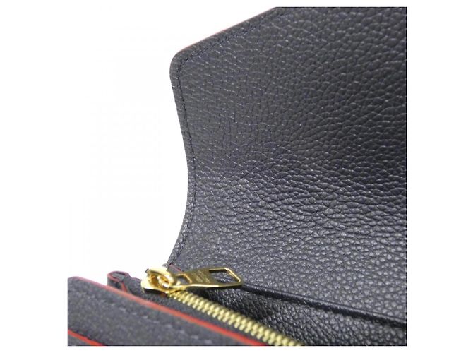 Louis Vuitton Monogram Empreinte Portefeuille Sarah Wallet Vermelho - vista 8