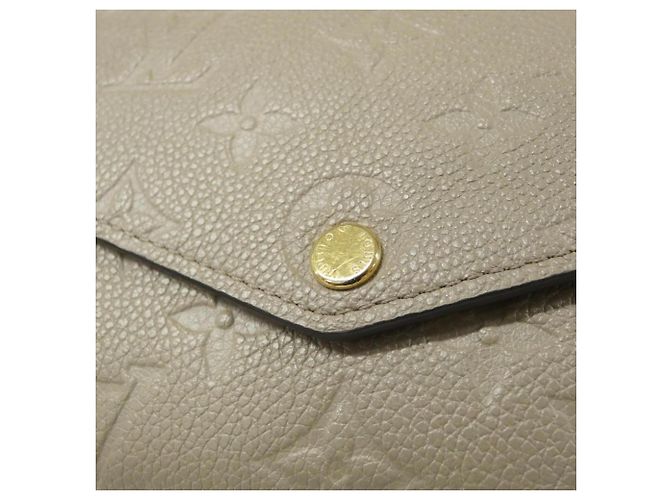 Louis Vuitton Monogram Empreinte Portefeuille Sarah Wallet Grey - view 4