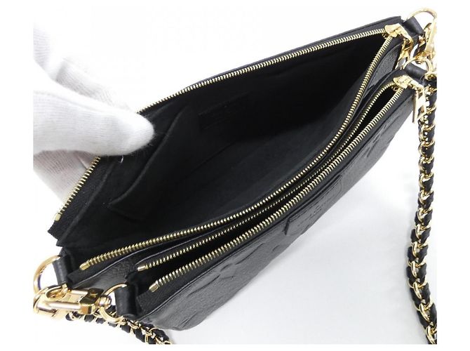 Louis Vuitton Monogram Empreinte Multi Pochette Accessoires Preto - vista 7