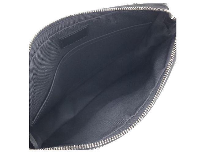 Sac Trio Messenger Louis Vuitton Monogram Eclipse Reverse Noir Gris - vue 7