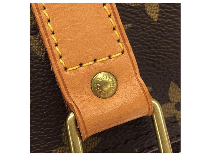 Borsa Boston Louis Vuitton Monogram Keepall 60cm Marrone - vista 5
