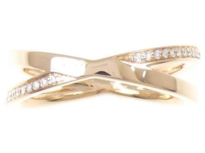 Autre Marque Anello fede Tiffany & Co. in oro rosa 18K e diamanti - vista 2