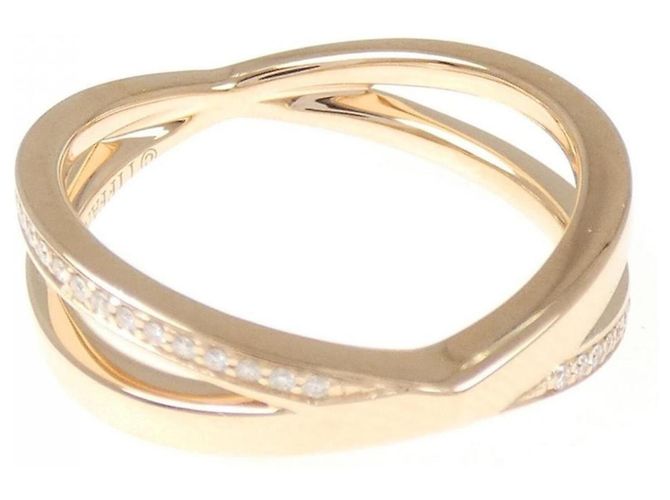 Autre Marque Anello fede Tiffany & Co. in oro rosa 18K e diamanti - vista 3