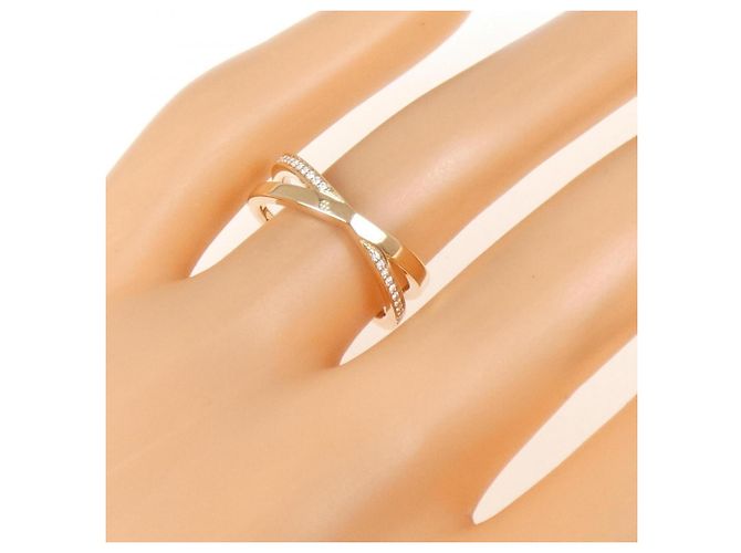 Autre Marque Anello fede Tiffany & Co. in oro rosa 18K e diamanti - vista 5