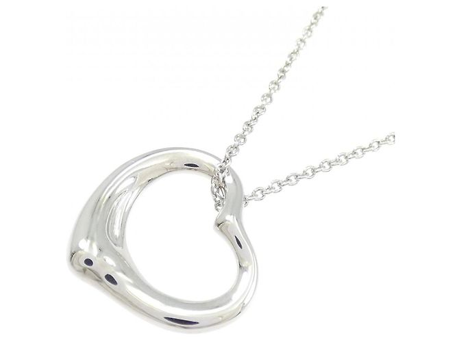 Autre Marque Collana Tiffany Open Heart in Platino 950 - vista 3