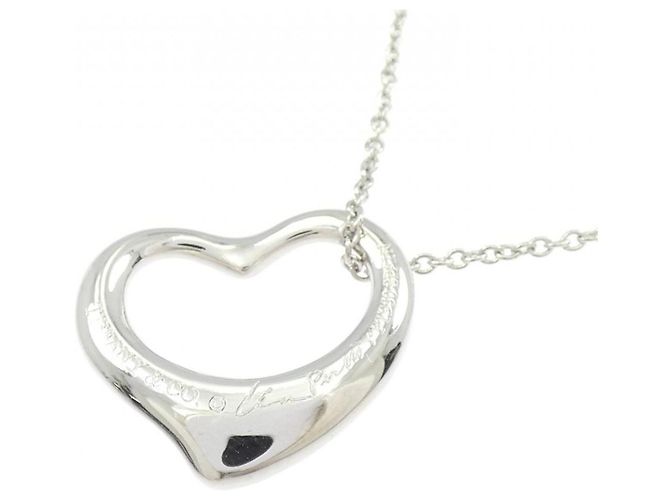 Autre Marque Collana Tiffany Open Heart in Platino 950 - vista 4