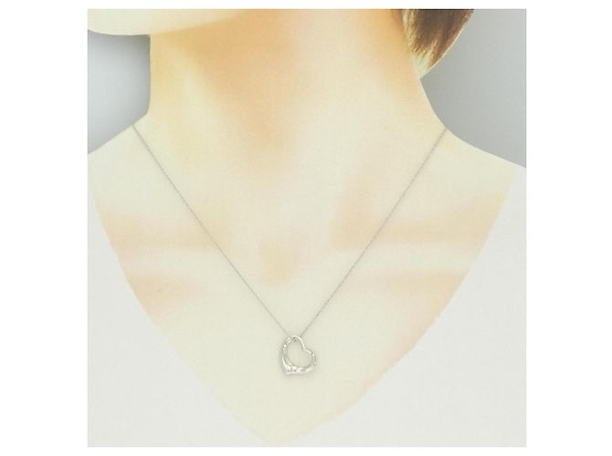 Autre Marque Collana Tiffany Open Heart in Platino 950 - vista 6