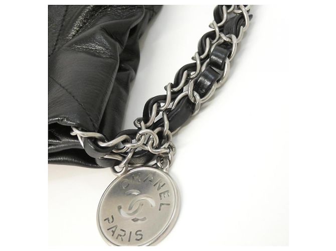 Bolsa de Ombro Chanel 22 Line AS3261 Preto - vista 5
